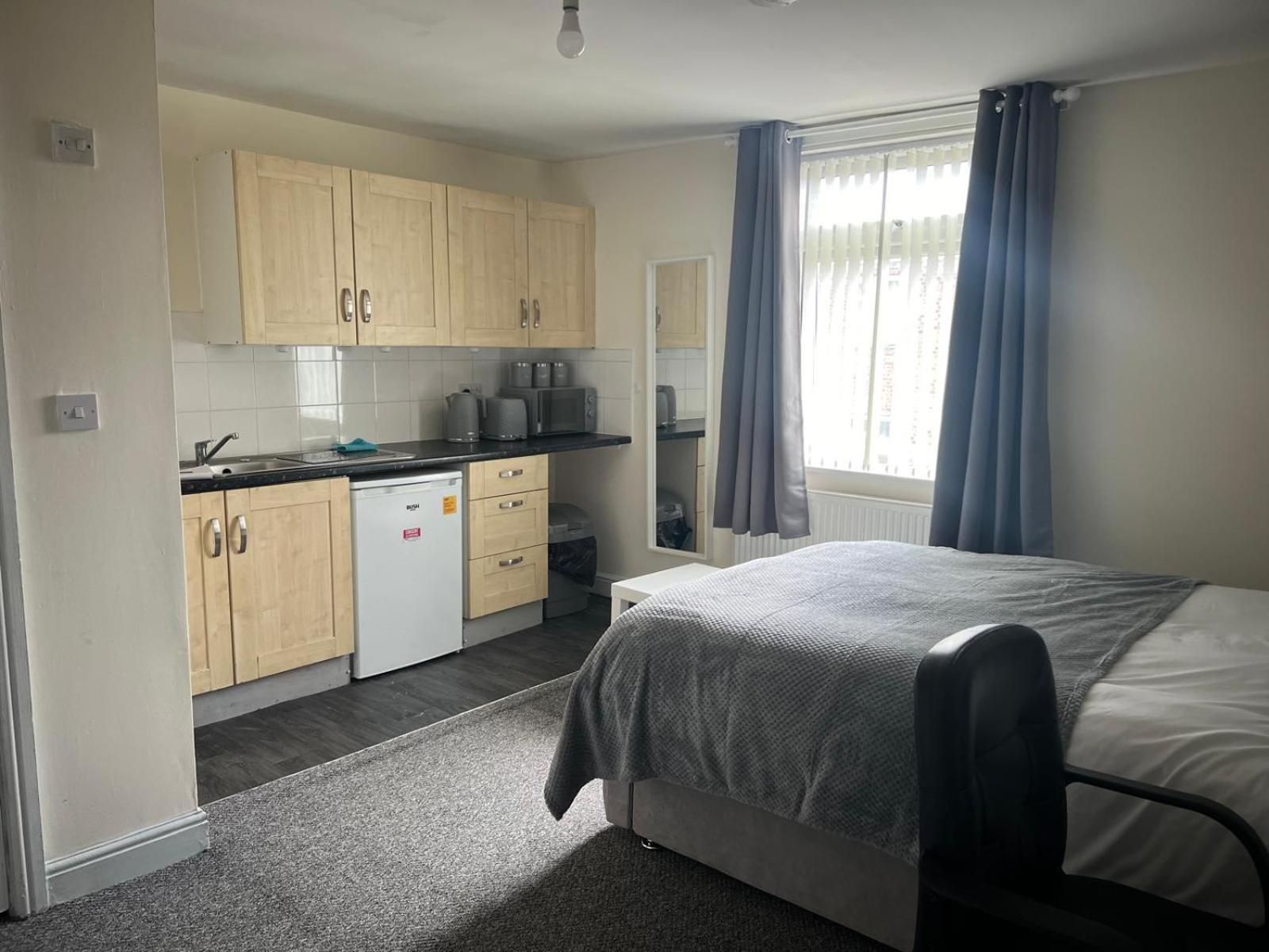 Studio Flat 7 With Private Shower & Wc Hotel Nottingham Luaran gambar
